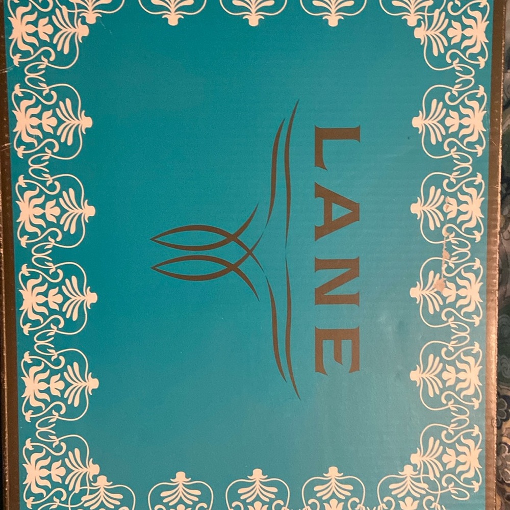 Lane Stud Rocker Brown Cowboy Boots Knee High Sz 7